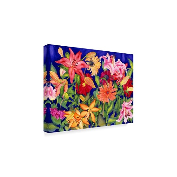 Carissa Luminess 'Lilies And Gerbers' Canvas Art,18x24